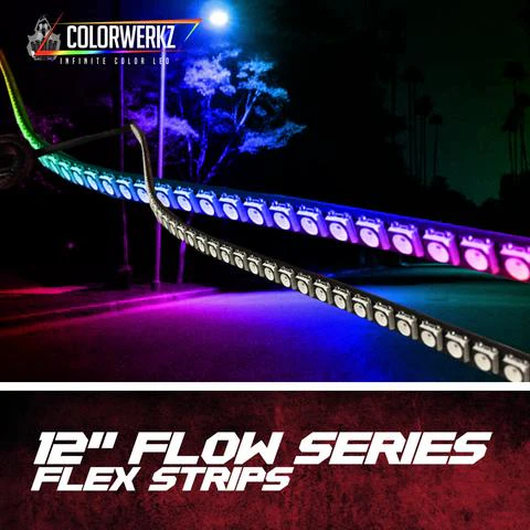 12" Flow Series RGBW LED Flex Strips - Image 3