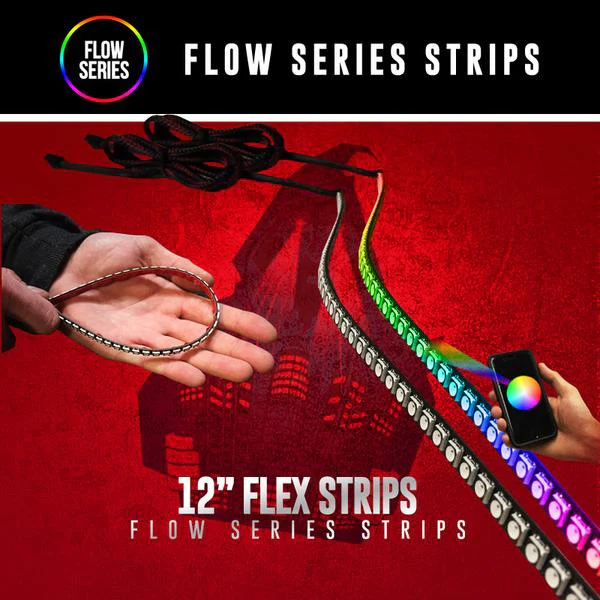 12" Flow Series RGBW LED Flex Strips - Image 4