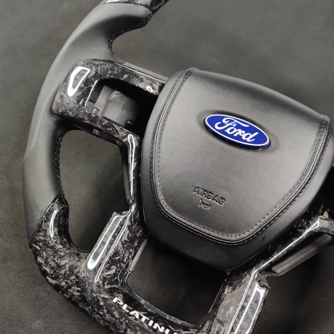 2017-2022 Ford Super Duty F250 Custom Carbon Fiber Steering Wheel - Image 16