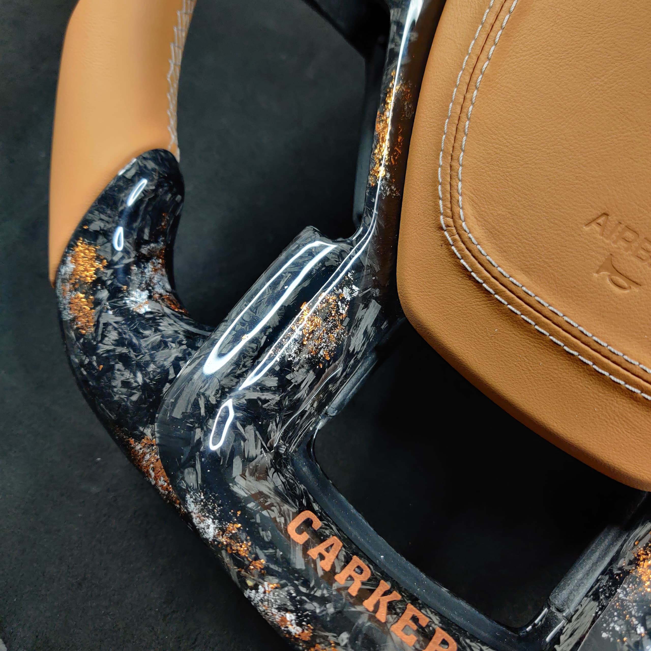 2017-2022 Ford Super Duty F250 Custom Carbon Fiber Steering Wheel - Image 21
