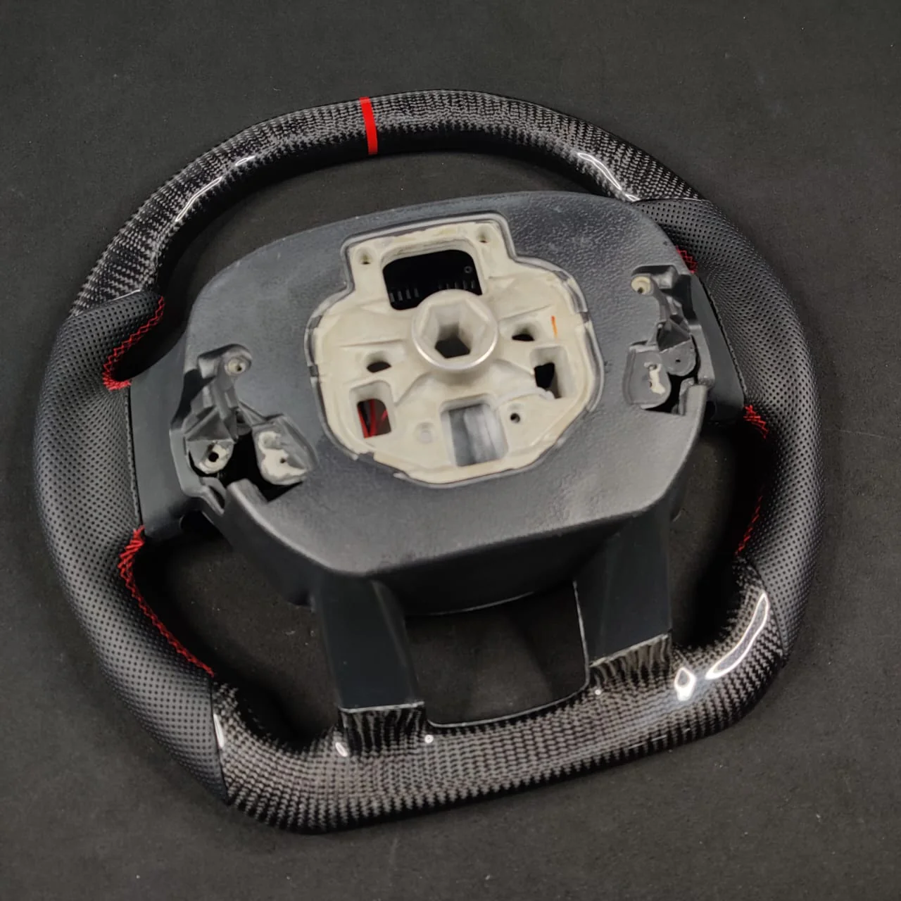2017-2022 Ford Super Duty F250 Custom Carbon Fiber Steering Wheel - Image 25