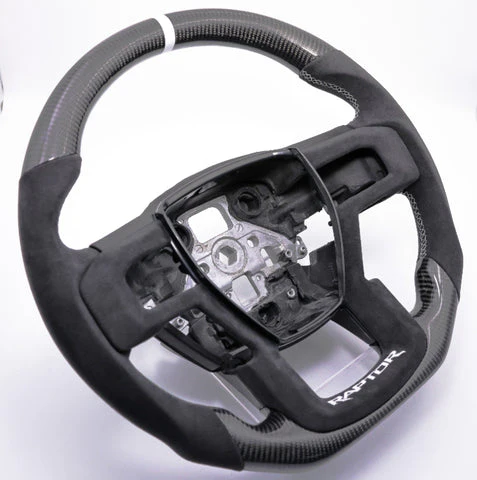 2017-2022 Ford Super Duty F250 Custom Carbon Fiber Steering Wheel - Image 36