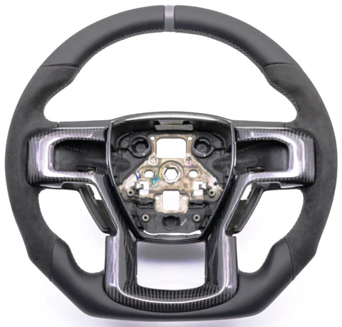 2017-2022 Ford Super Duty F250 Custom Carbon Fiber Steering Wheel - Image 37