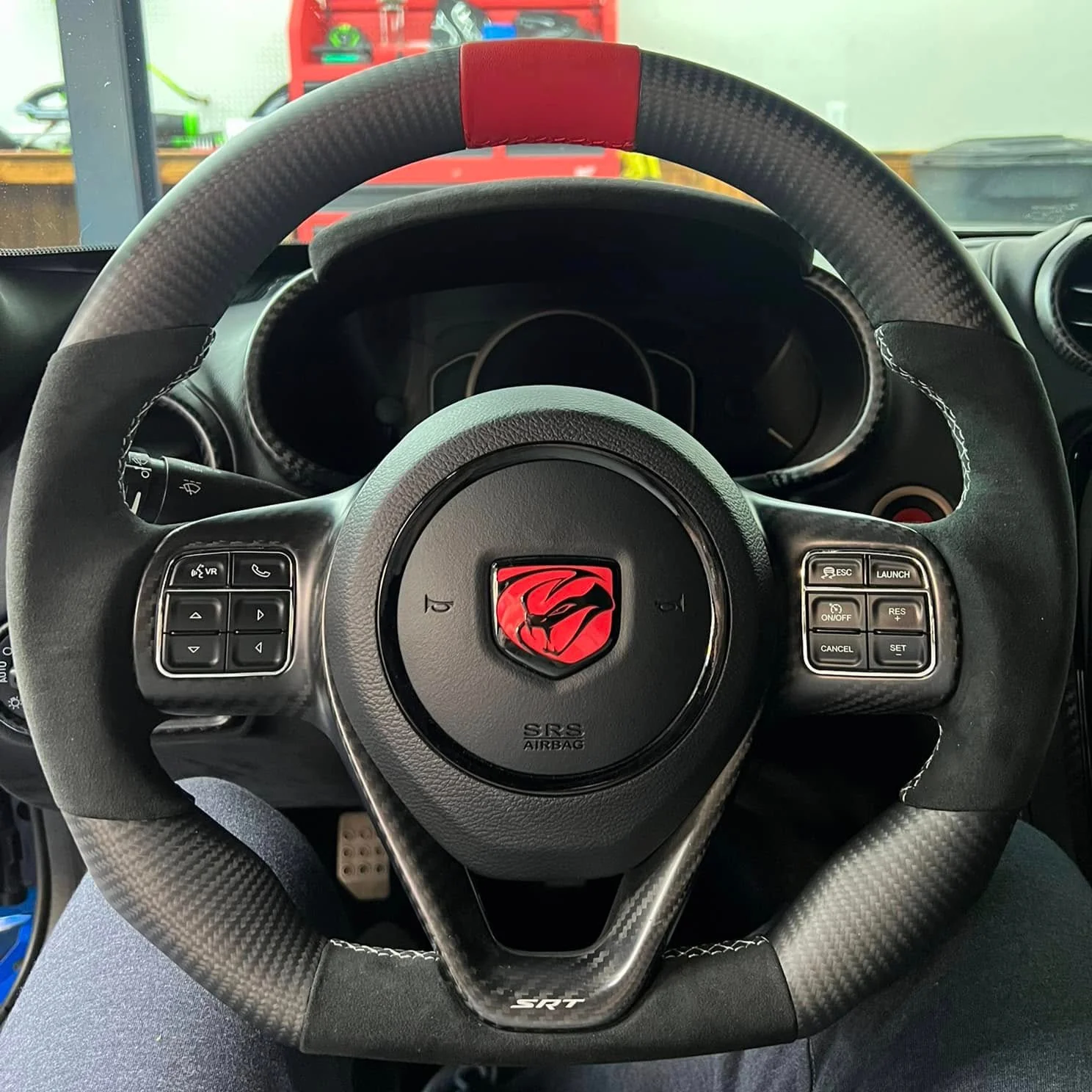 1996-2010 Dodge Viper Custom Carbon Fiber LED Steering Wheel - Image 20