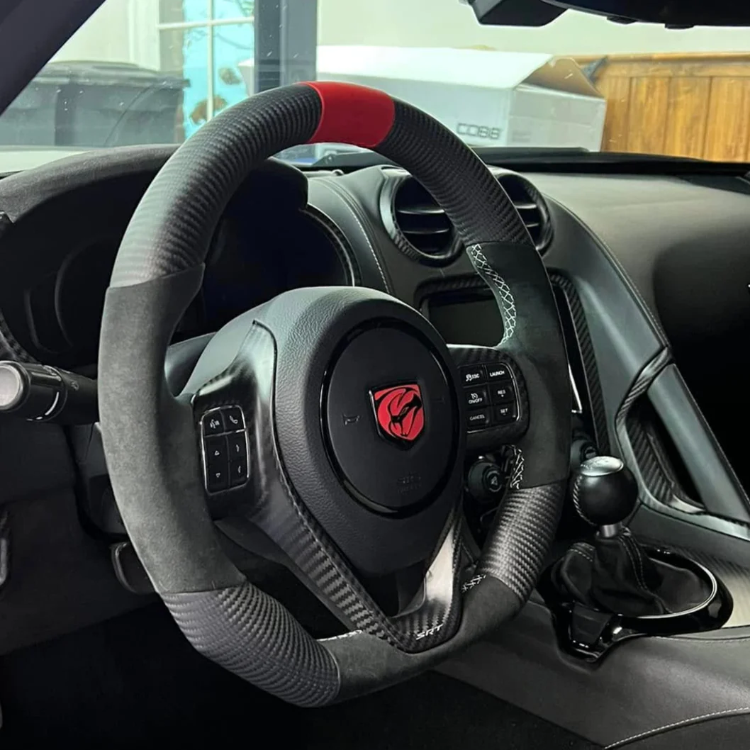 1996-2010 Dodge Viper Custom Carbon Fiber LED Steering Wheel - Image 21
