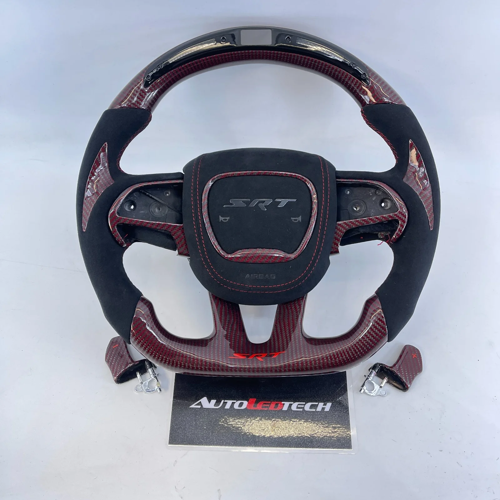 2015-2023 Dodge Charger Challenger Custom Carbon Fiber LED Steering Wheel - Image 37