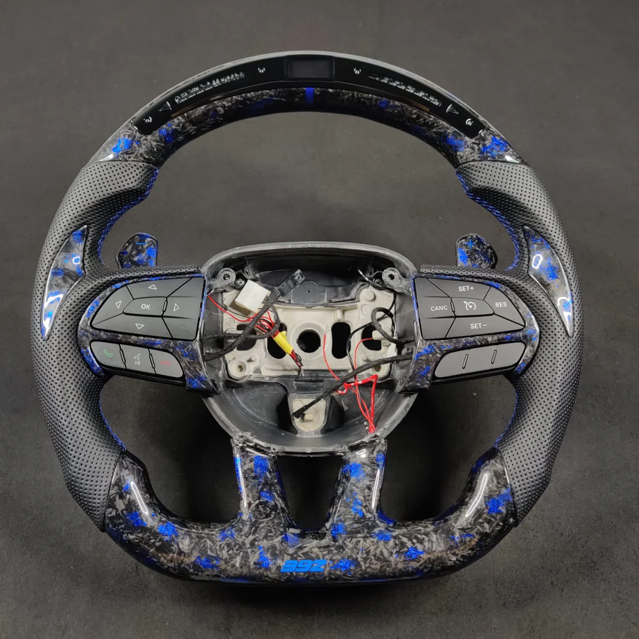2015-2023 Dodge Charger Challenger Custom Carbon Fiber LED Steering Wheel - Image 93