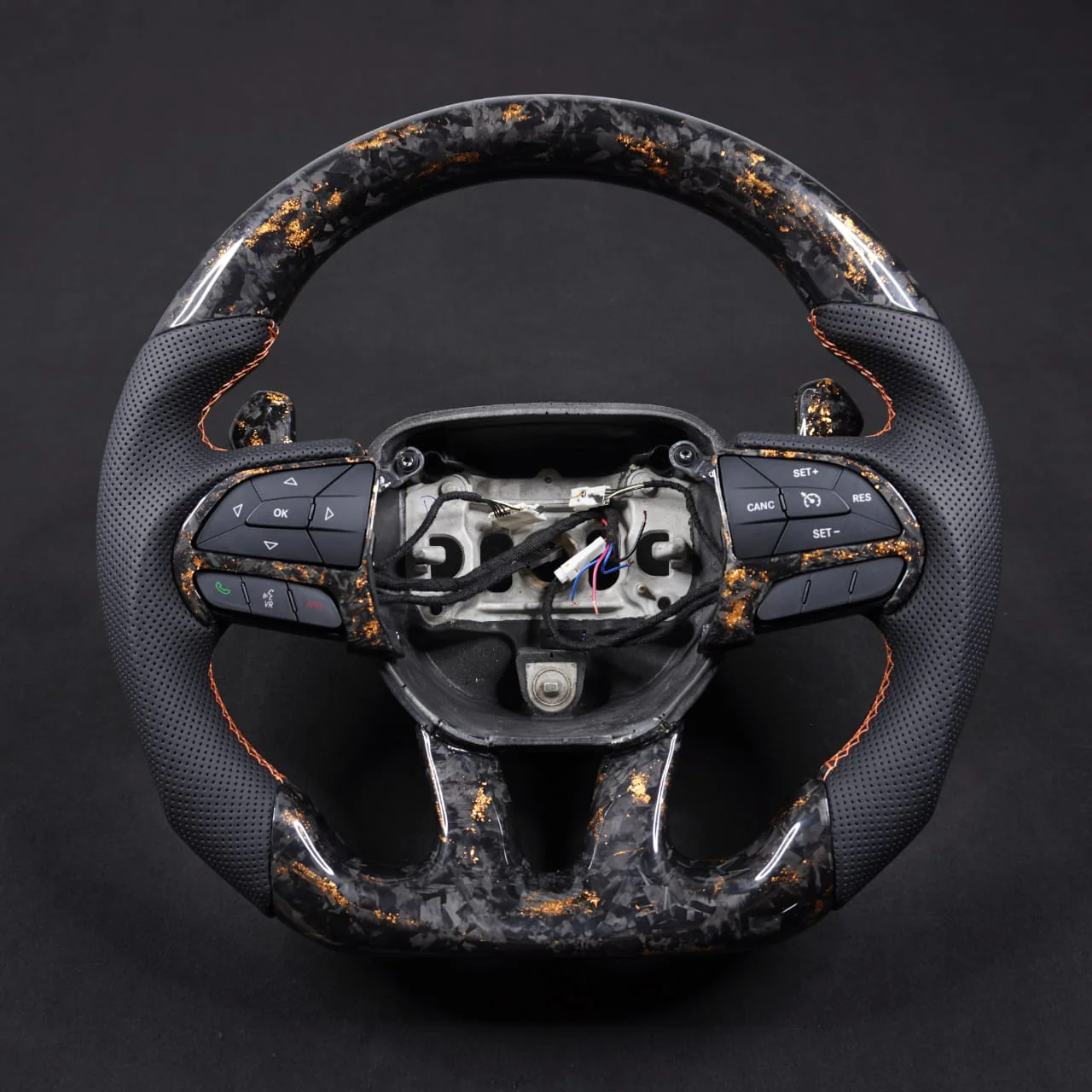 2015-2023 Dodge Charger Challenger Custom Carbon Fiber LED Steering Wheel - Image 103