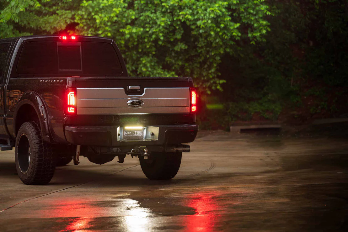1999-2016 Ford F250 F350 Super Duty Red Smoked LED Tail Lights - Image 6