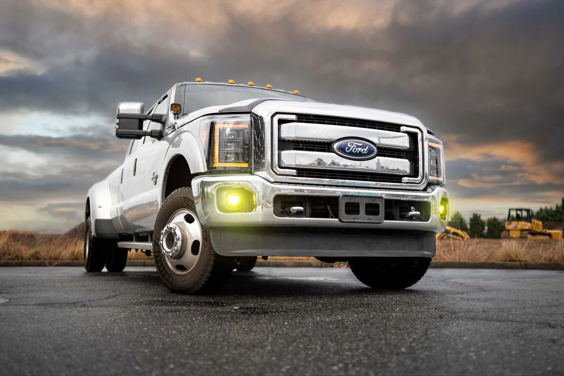 1999-2016 Ford Super Duty & Excursion 4Banger LED Fog Light Pod Assemblies - Image 3