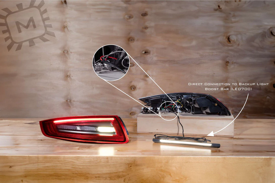2005-2008 Porsche 911 997.1 Red Smoked XB LED Tail Lights - Image 14