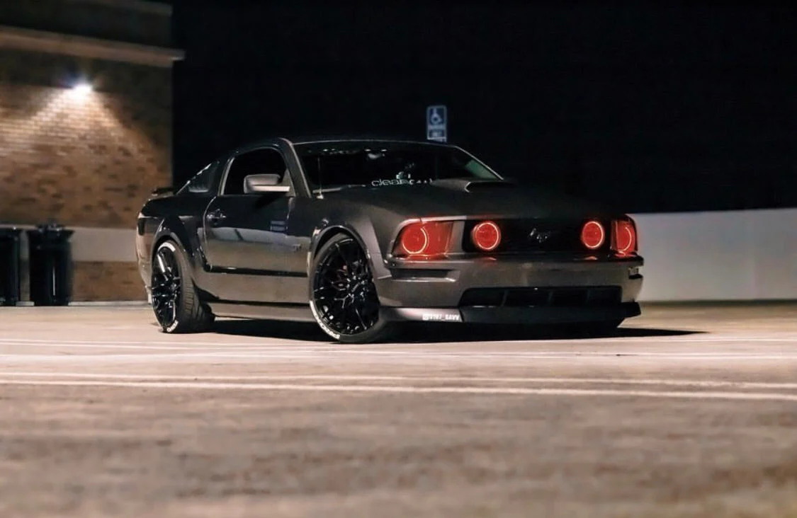 2005-2009 Ford Mustang RGBW Color-Chasing LED Halo Headlights (Flow Series) - Image 5