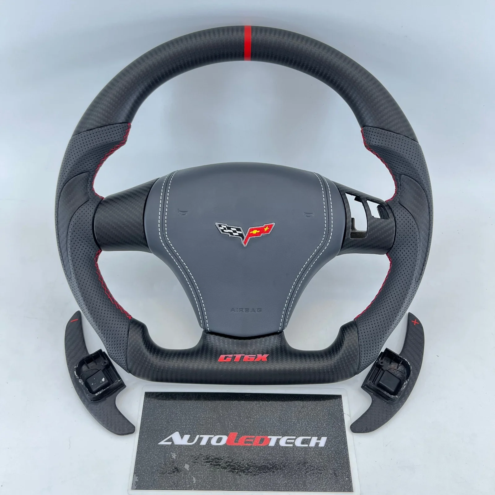 2006-2013 C6 Corvette Custom Carbon Fiber Steering Wheel - Image 18