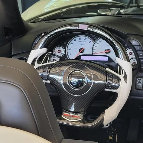 2006-2013 C6 Corvette Custom Carbon Fiber Steering Wheel - Image 71