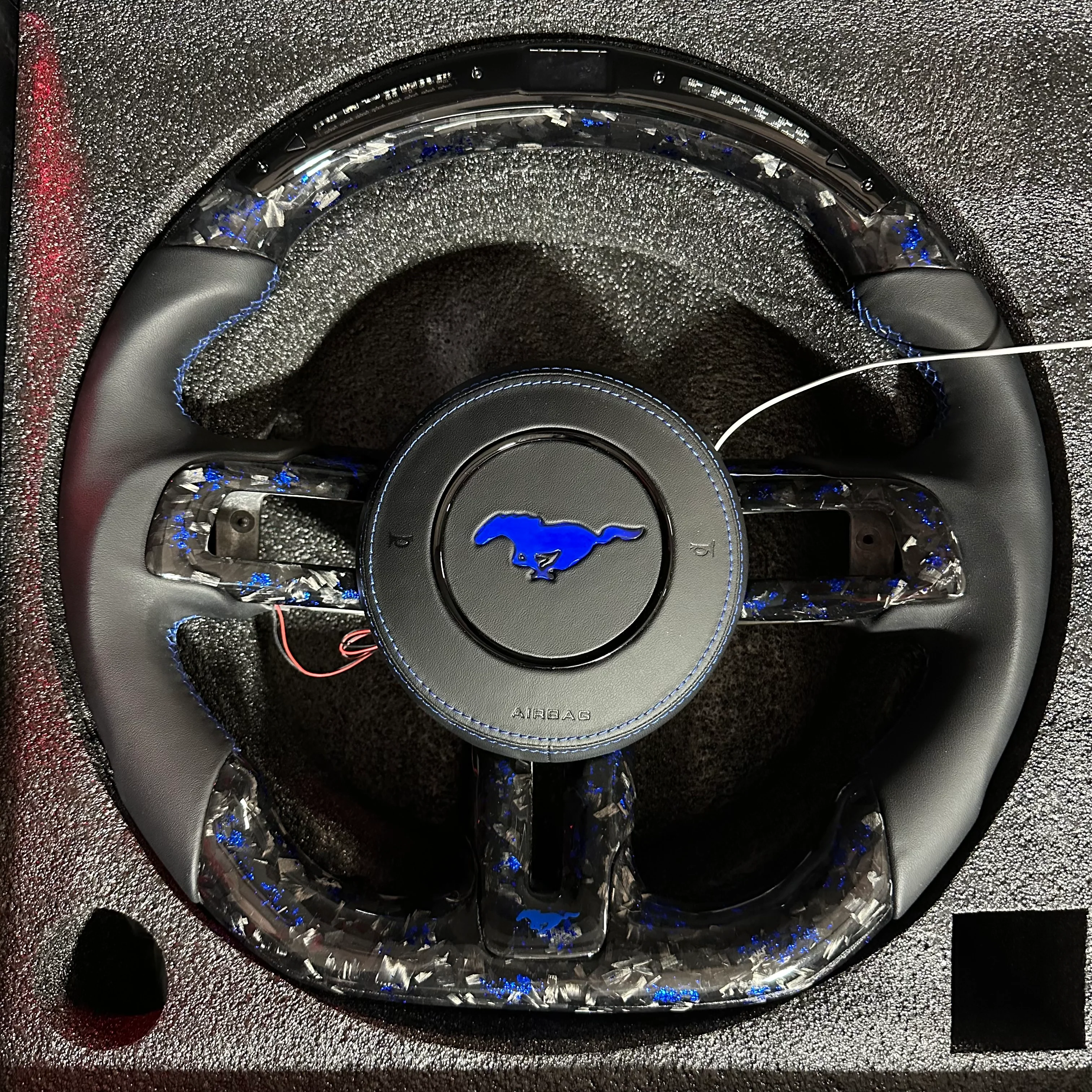 2005-2014 Ford Mustang RGB LED Custom Airbag Cover - Image 5