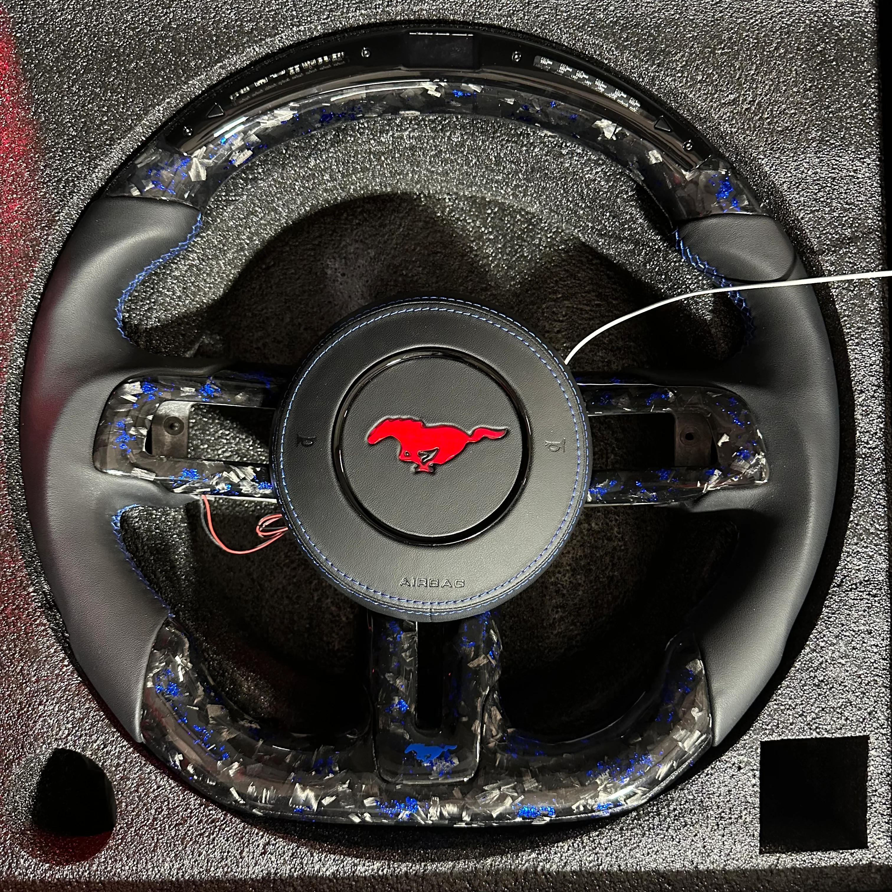 2005-2014 Ford Mustang RGB LED Custom Airbag Cover - Image 7