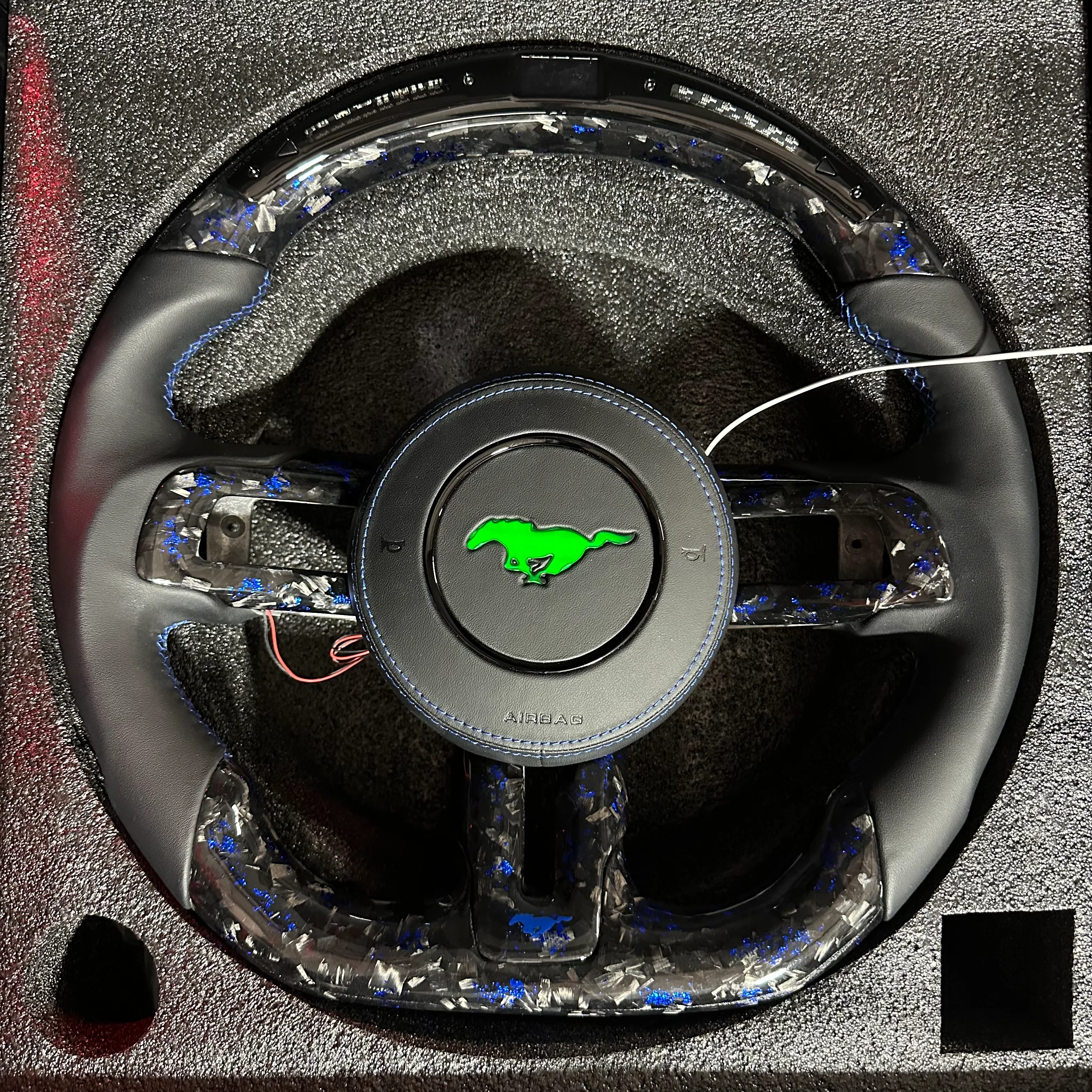 2005-2014 Ford Mustang RGB LED Custom Airbag Cover - Image 8