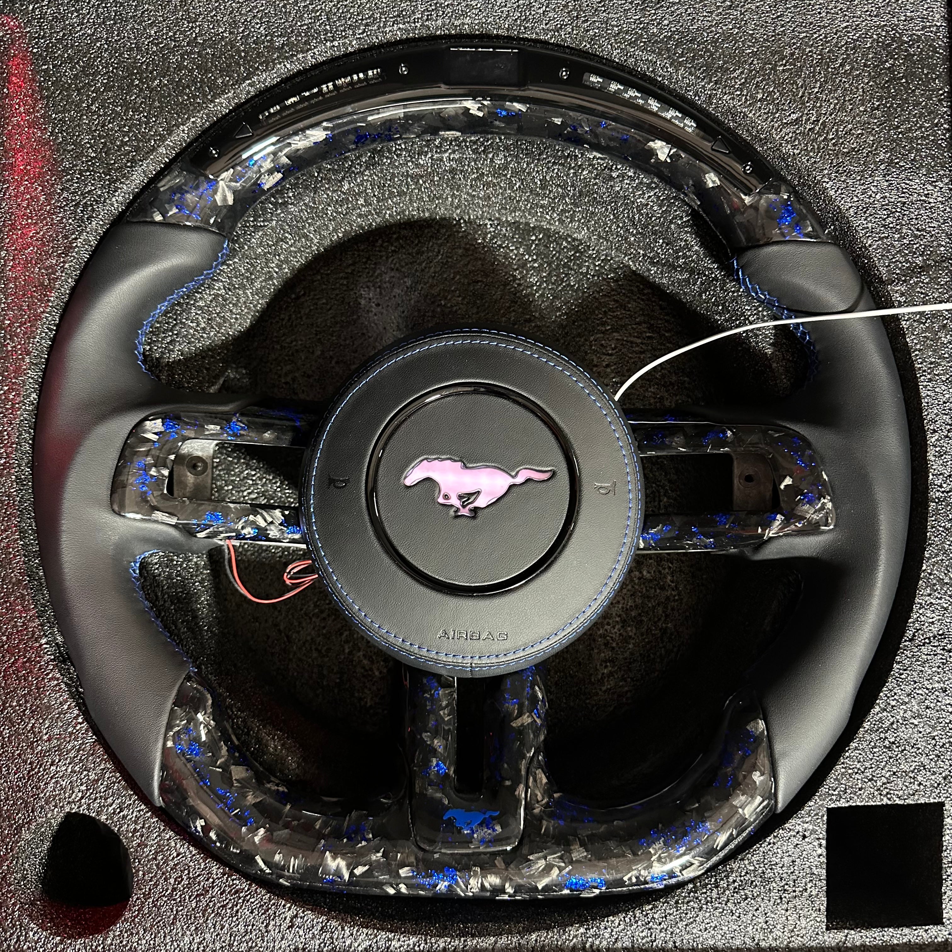2005-2014 Ford Mustang RGB LED Custom Airbag Cover - Image 9
