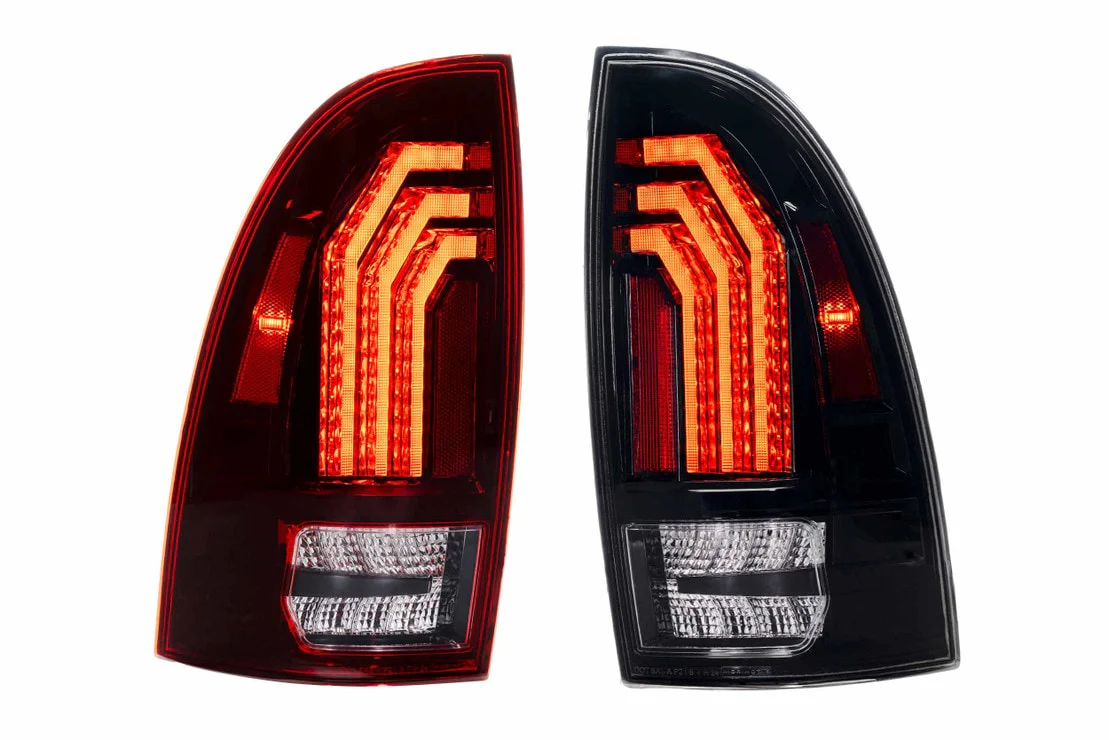 2005-2015 Toyota Tacoma Red Smoked LED Tail Lights - Fits all models - Image 6
