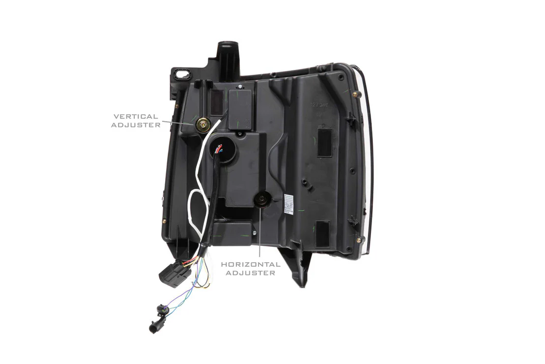 2007-2013 Chevrolet Silverado LED DRL Projector Headlights - Image 8