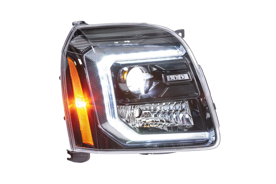 2007-2014 GMC Yukon LED DRL Projector Replacement Headlights - Image 9