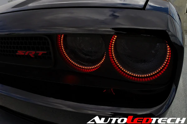 2008-2014 Dodge Challenger RGBW Flow Series LED Halo Kit - Image 11