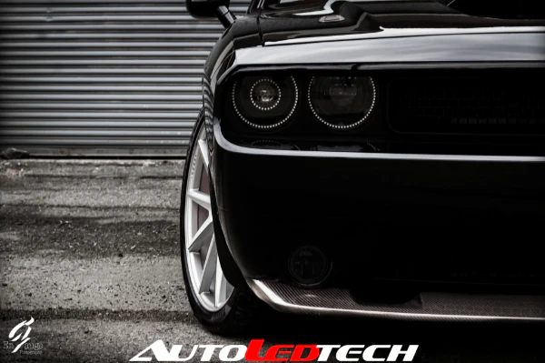 2008-2014 Dodge Challenger RGBW Flow Series LED Halo Kit - Image 14