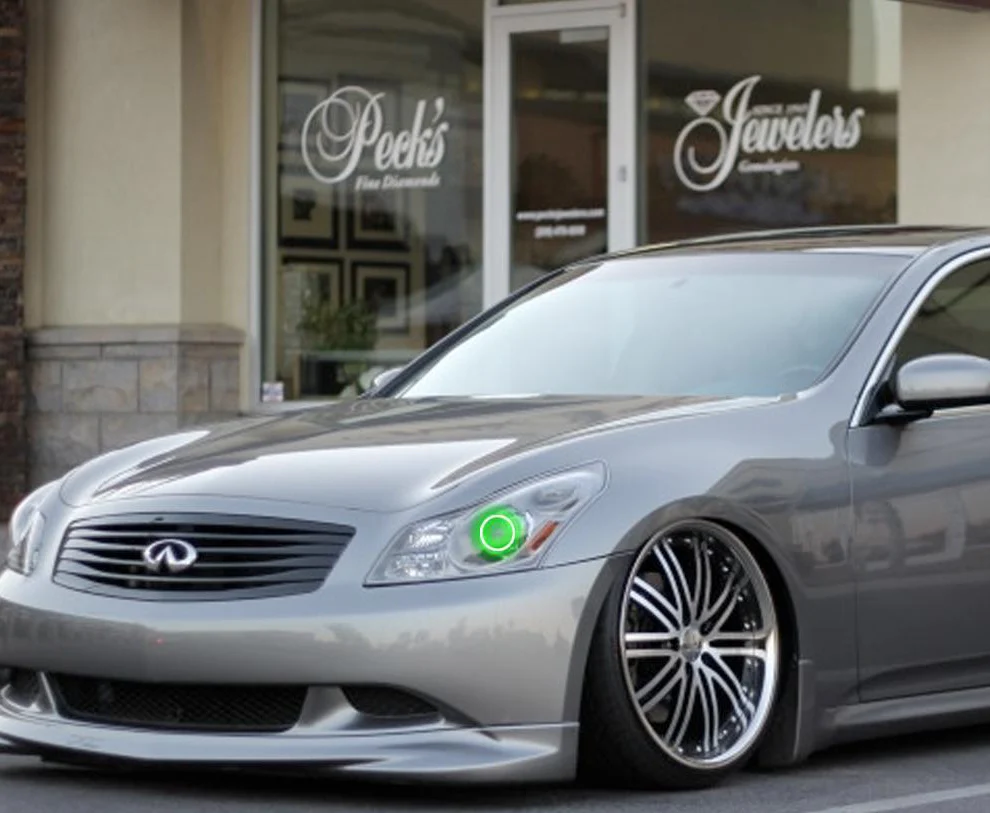 2007-2015 Infiniti G37/Q40/Q60 RGBW Flow Series Halo Kit - Image 40