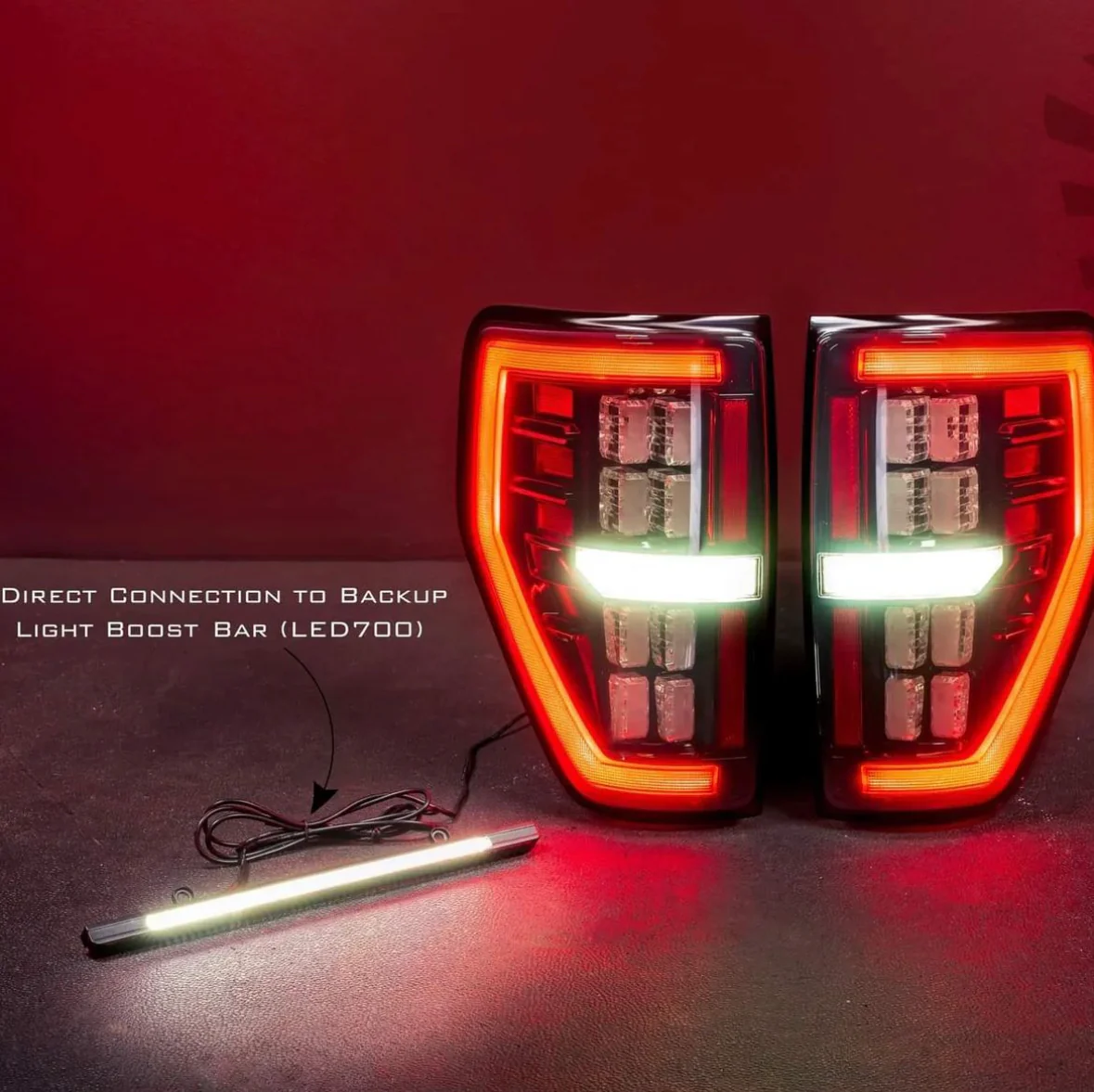 2009-2014 Ford F150 & Raptor Red/Smoked Full LED Tail Lights - Fits all models - Image 14