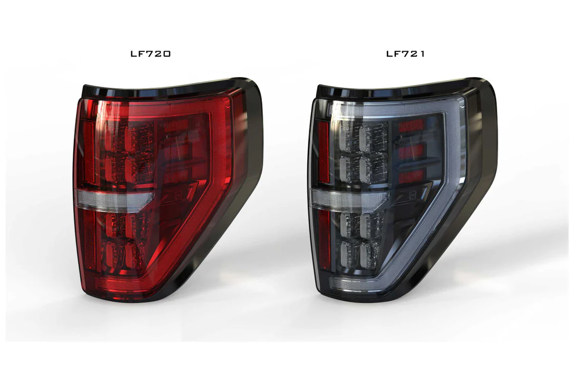 2009-2014 Ford F150 & Raptor Red/Smoked Full LED Tail Lights - Fits all models - Image 8