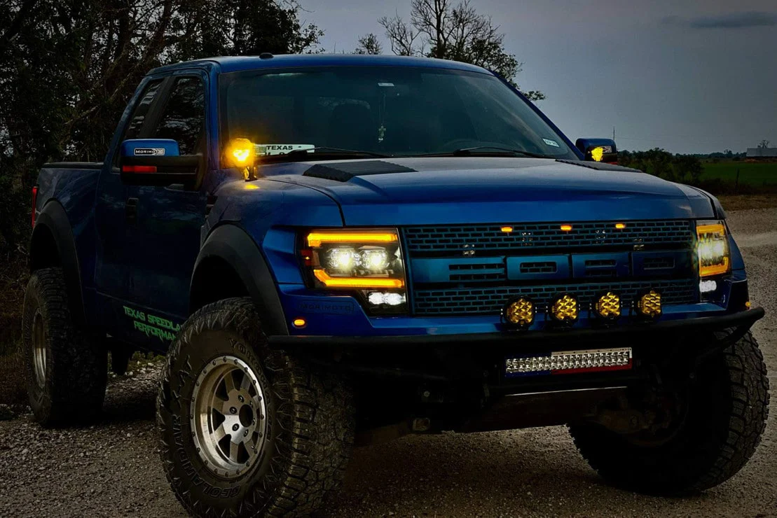 2009-2014 Ford F150/Raptor XB EVO LED DRL Projector Headlights - Image 9