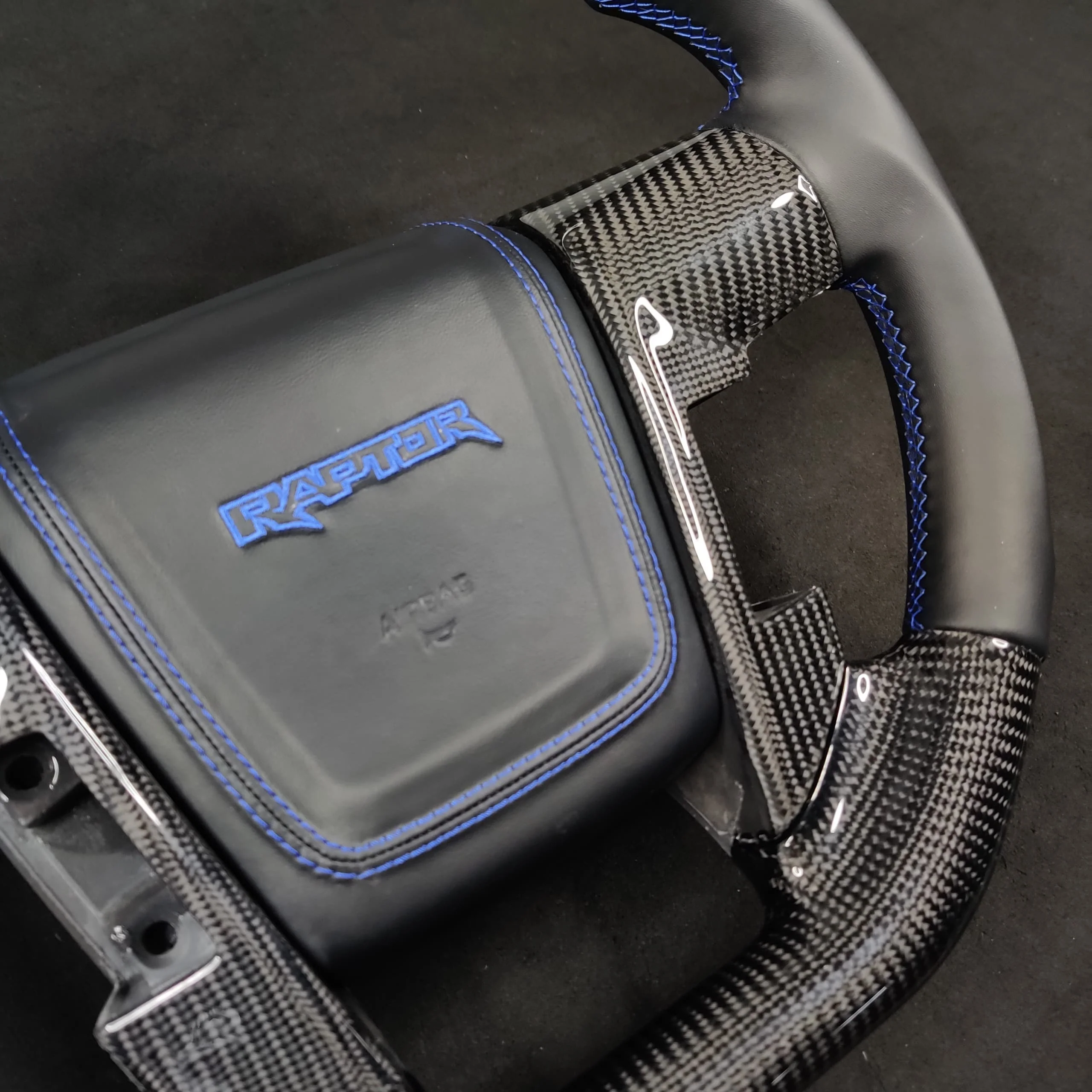 2009-2014 Ford Raptor & F150 Custom Carbon Fiber Steering Wheel w/ LED Display - Image 52