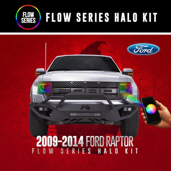 2013-2014 Ford F150 & Raptor Color-Chasing Halo Kit - Image 3