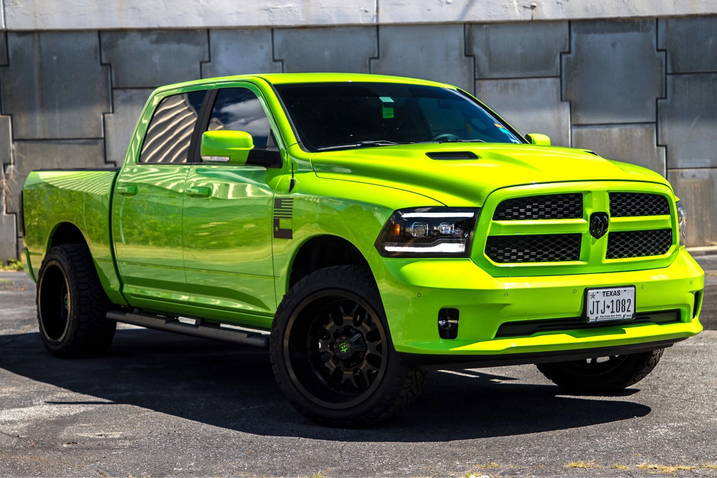 2009-2018 Dodge Ram XB White Amber LED DRL Projector Headlights - Image 12