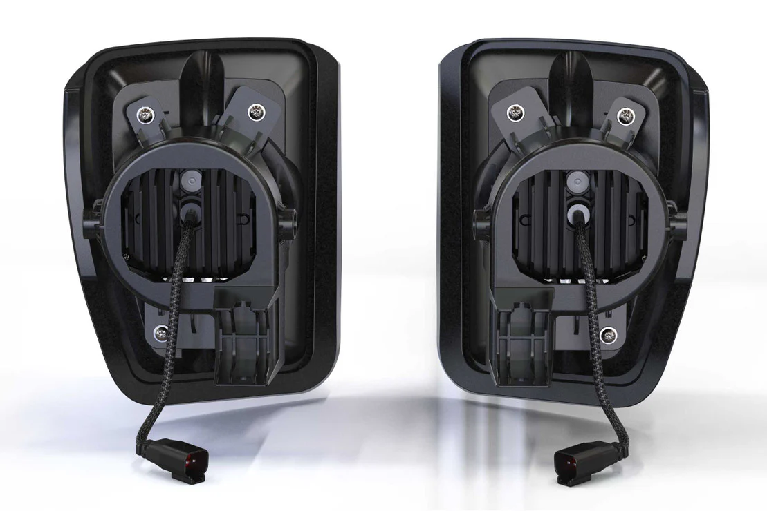 2009-2018 Dodge Ram XB White Amber LED DRL Projector Headlights - Image 24