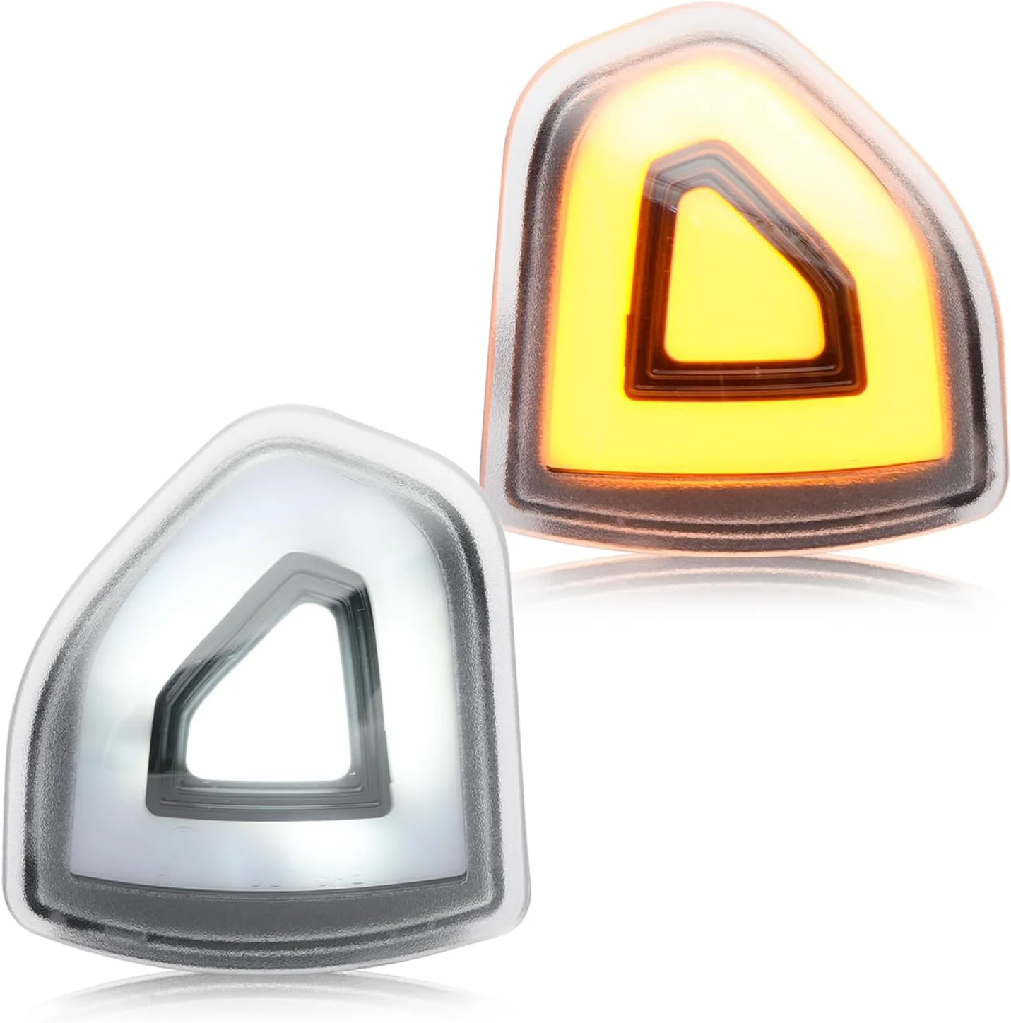2009-2022 Ram 1500 2500 HD Smoked White Amber LED Tow Mirror Lights - Image 14