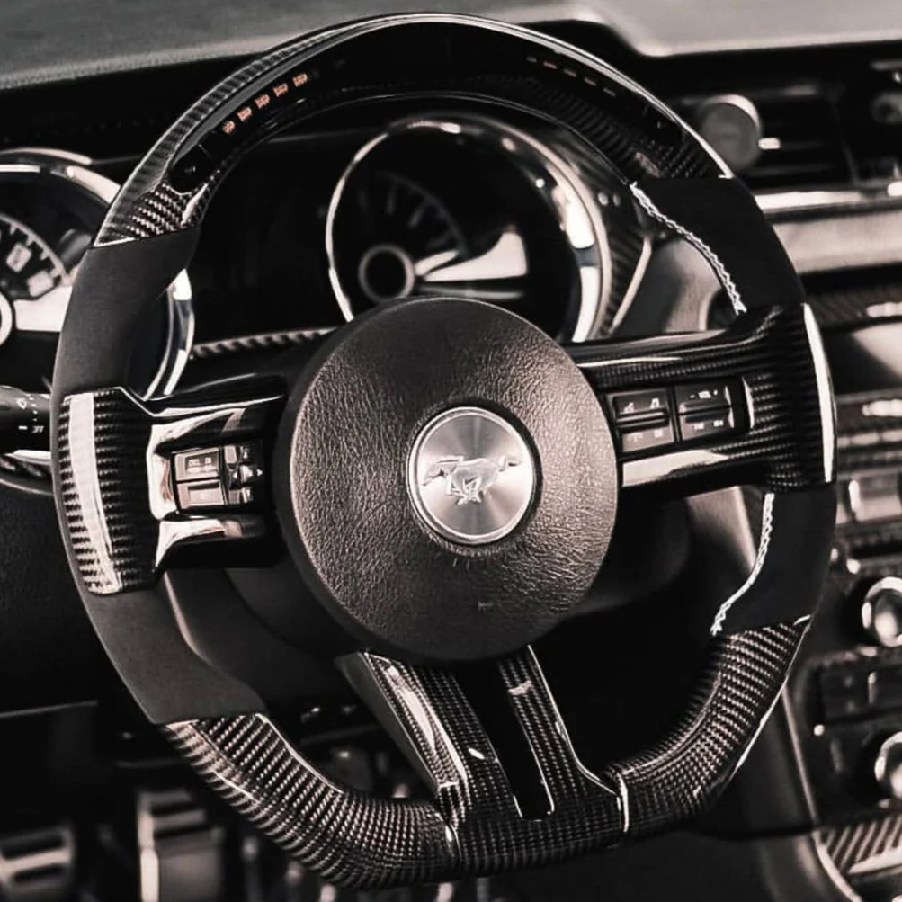 2005-2014 Ford Mustang Carbon Fiber Steering Wheel - Image 18