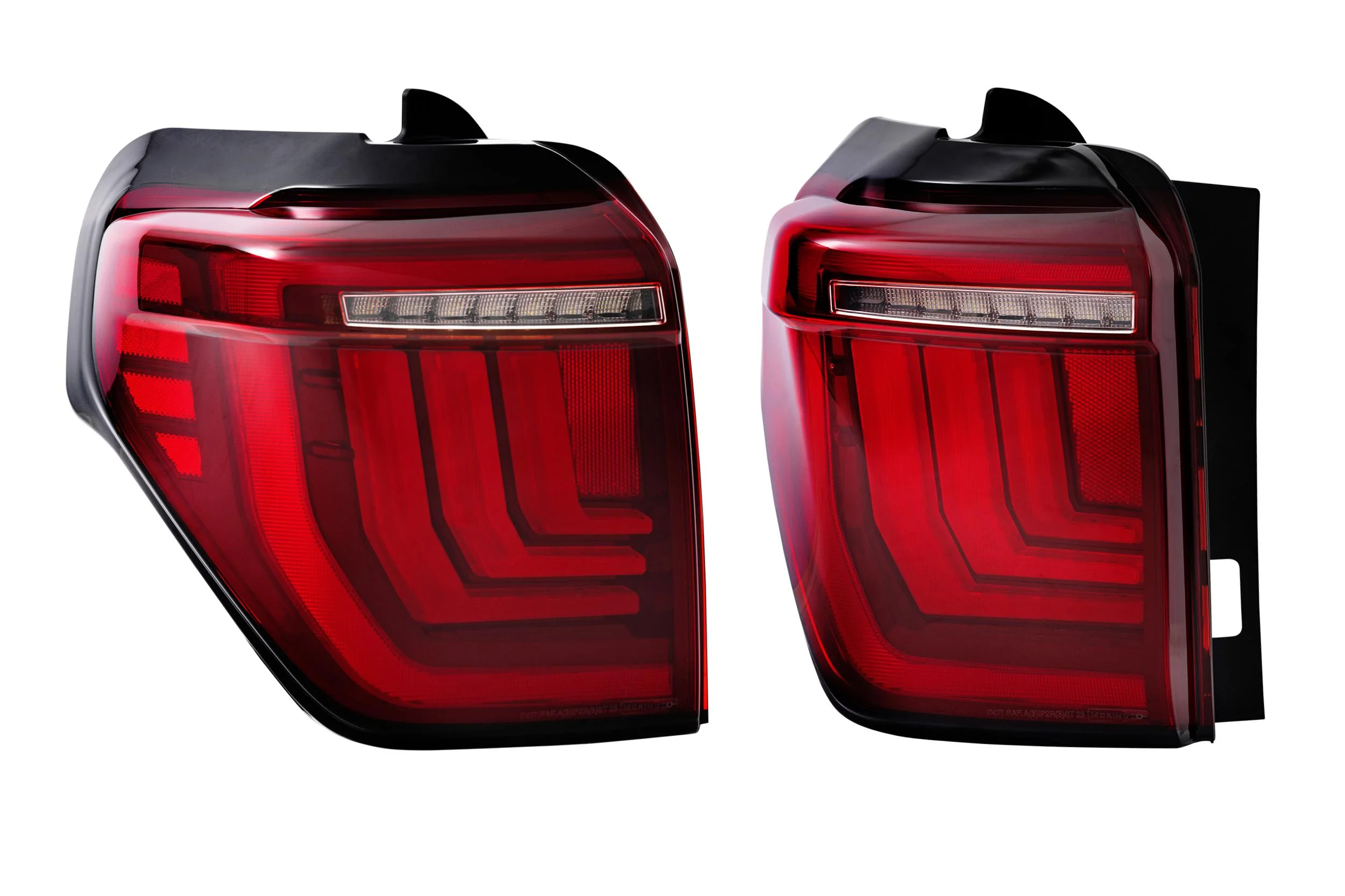 2010-2024 Toyota 4Runner Red Smoked LED Tail Lights - Image 14