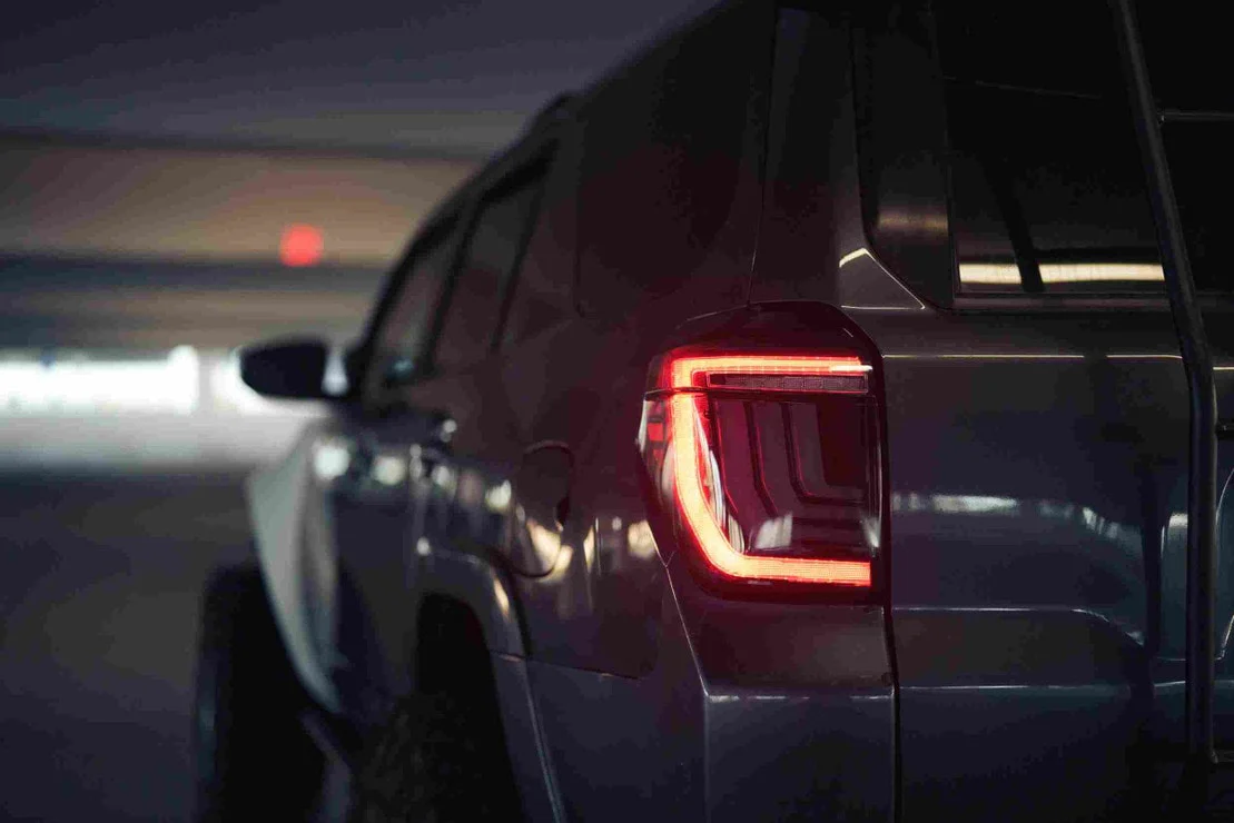 2010-2024 Toyota 4Runner Red Smoked LED Tail Lights - Image 4