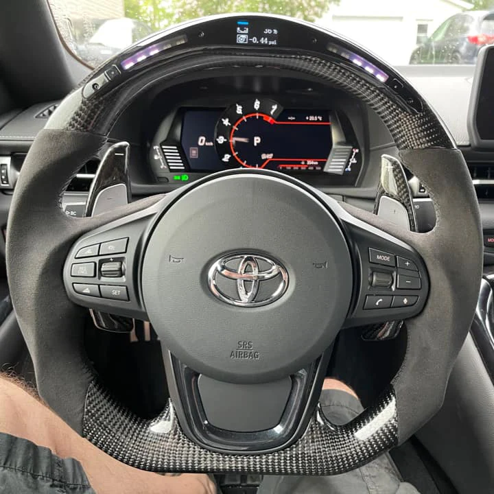 Mitsubishi Lancer Evo X Custom Carbon Fiber Steering Wheel - Image 19