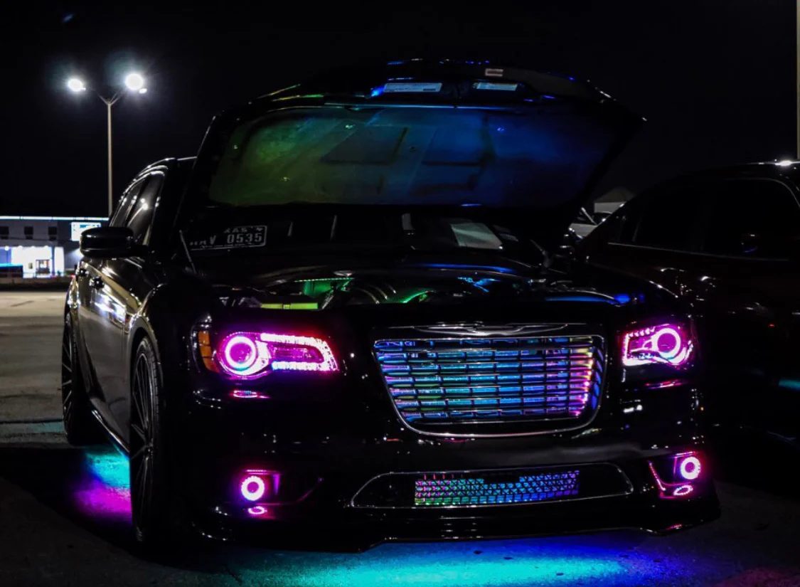 2011-2023 Chrysler 300 RGBW Flow Series LED DRL Boards - Image 4