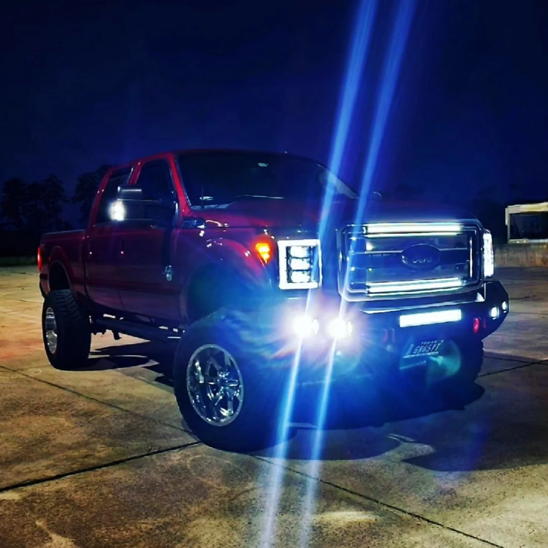 2011-2016 Ford Super Duty F250 F350 LED Grill Accent Lights Kit - Image 11