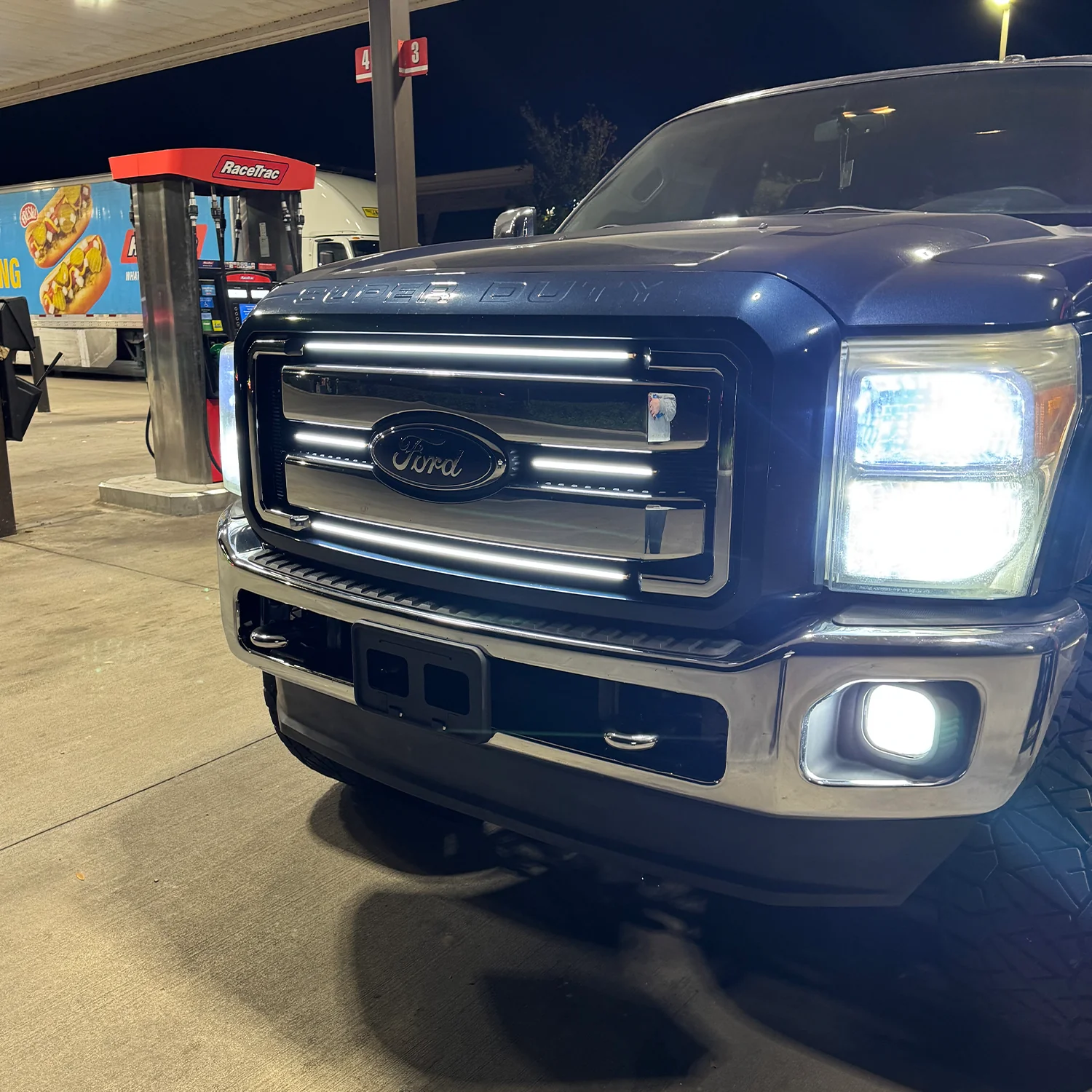 2011-2016 Ford Super Duty F250 F350 LED Grill Accent Lights Kit - Image 4
