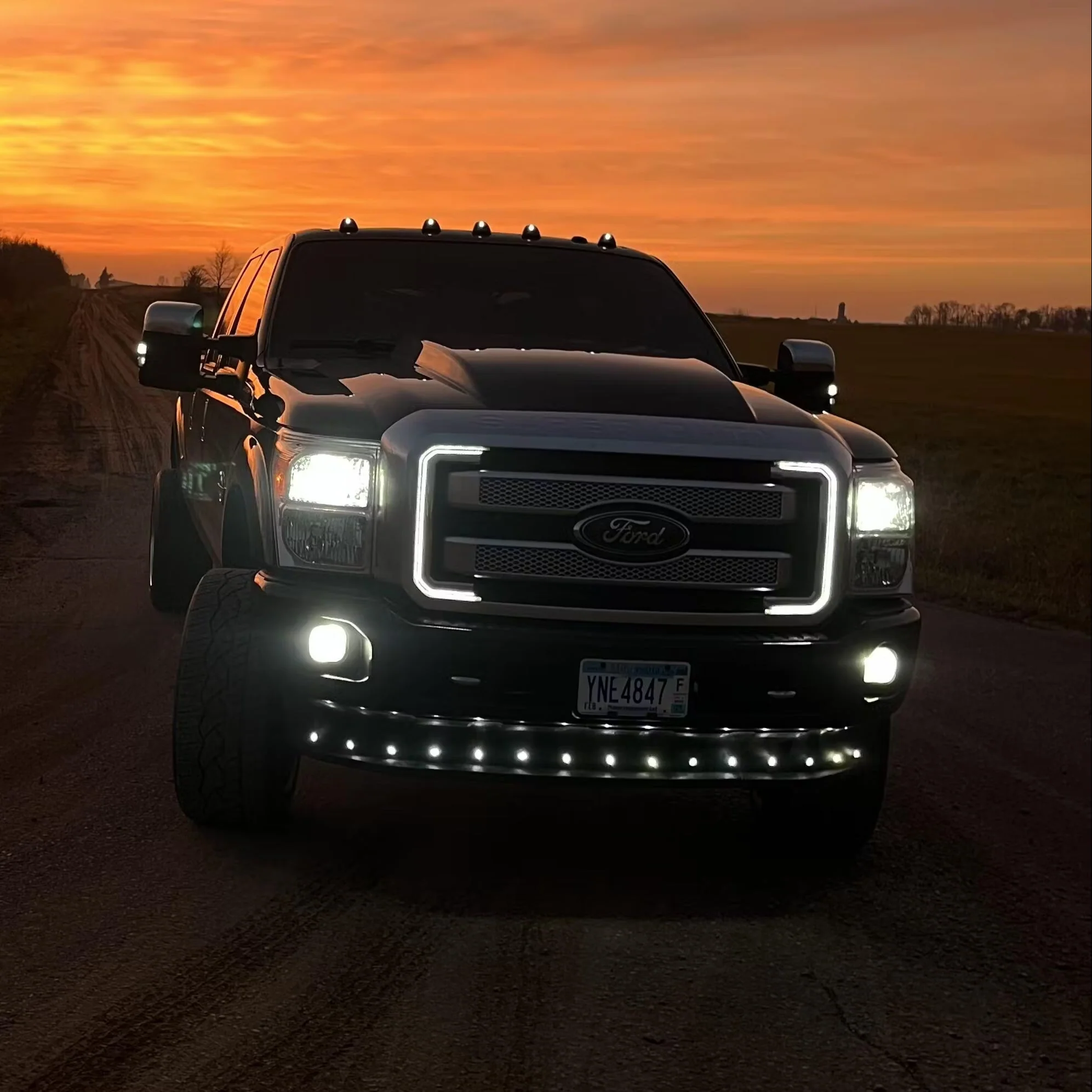 2011-2016 Ford Super Duty F250 F350 LED Grill Accent Lights Kit - Image 5