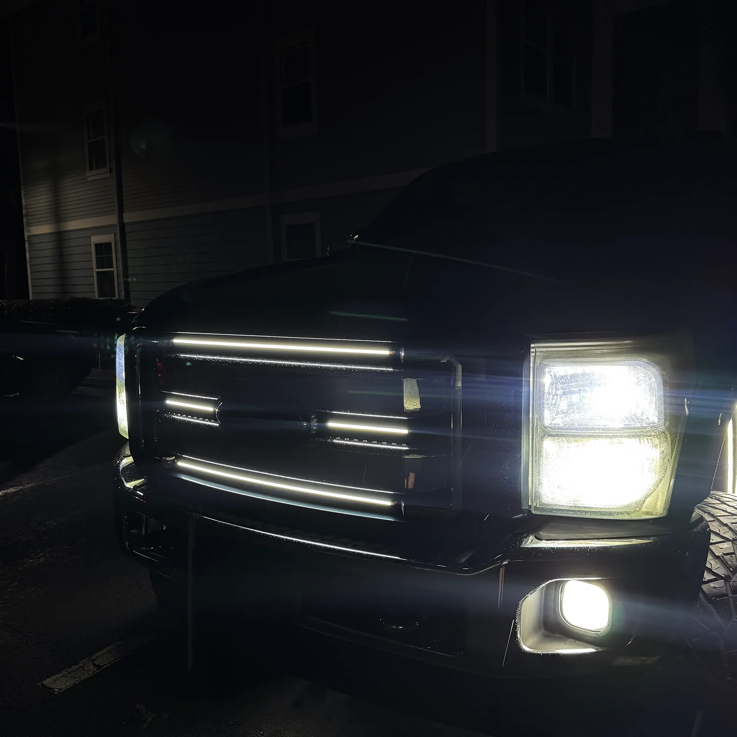 2011-2016 Ford Super Duty F250 F350 LED Grill Accent Lights Kit - Image 8