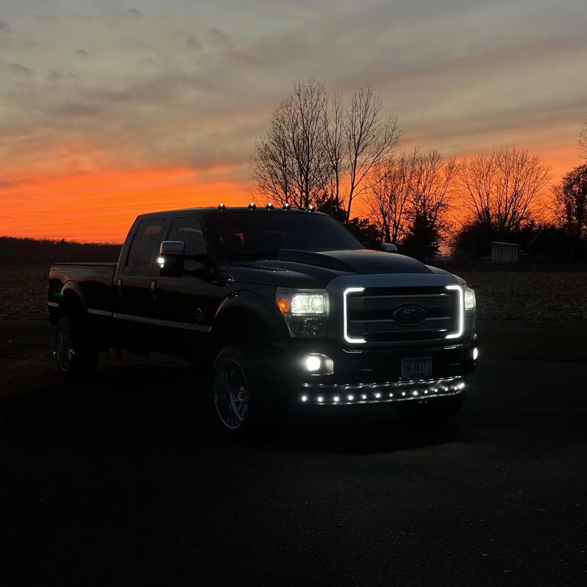 2011-2016 Ford Super Duty F250 F350 LED Grill Accent Lights Kit - Image 9