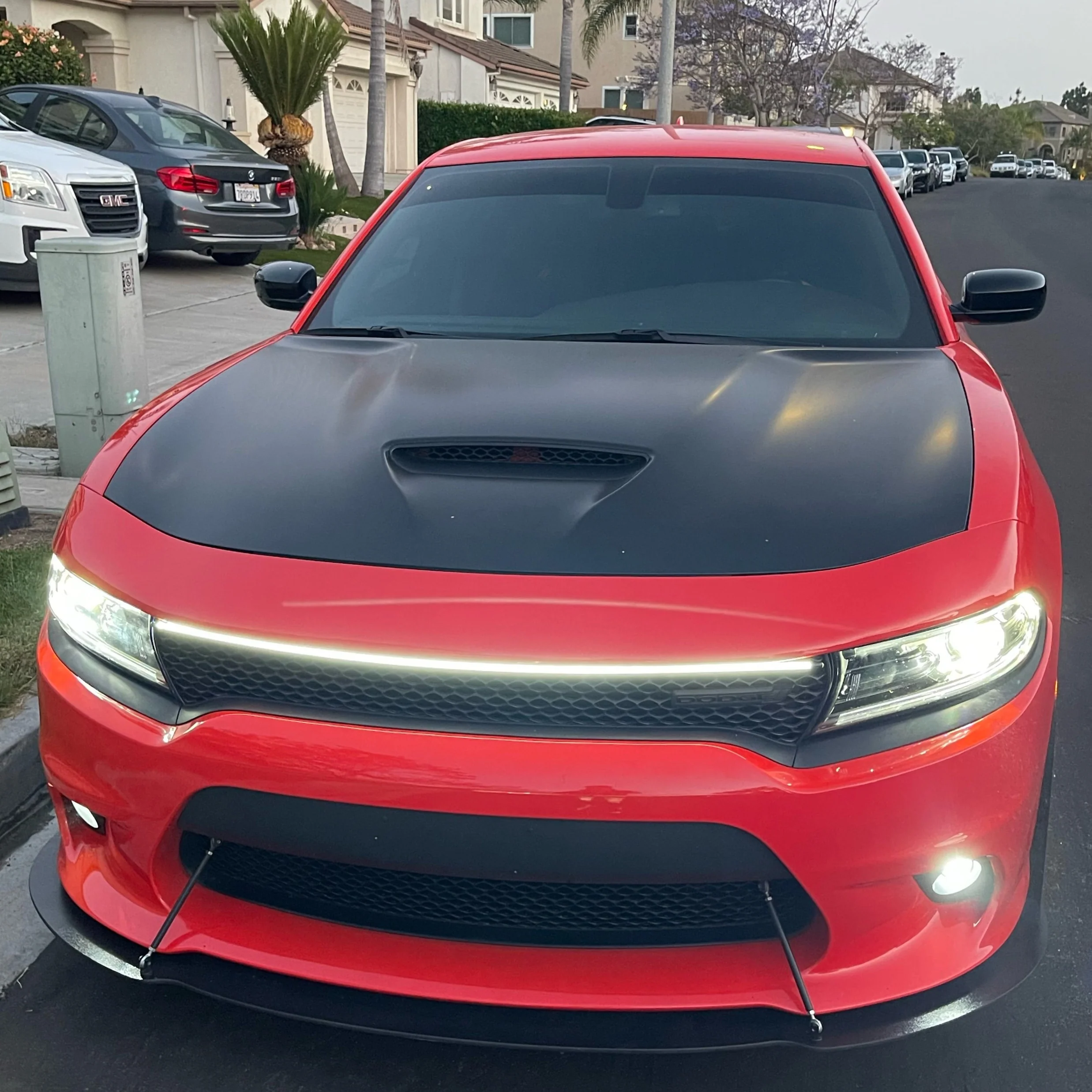 2015-2023 Dodge Charger LED DRL Grill Accent Lights Bar Kit - Image 2