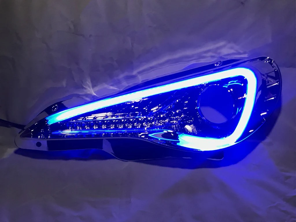 2012-2017 Scion FR-S RGBW Flow Series LED Halo DRL Headlights - Image 28