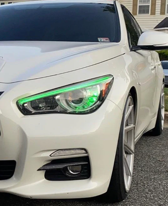 2014-2024 Infiniti Q50 RGBW Flow Series LED DRL Boards - Image 25