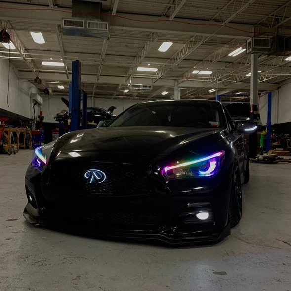 2014-2024 Infiniti Q50 RGBW Flow Series LED DRL Boards - Image 5